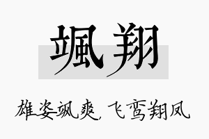 飒翔名字的寓意及含义