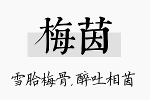 梅茵名字的寓意及含义