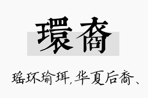 环裔名字的寓意及含义