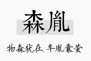 森胤名字的寓意及含义