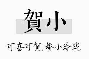 贺小名字的寓意及含义