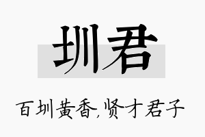 圳君名字的寓意及含义