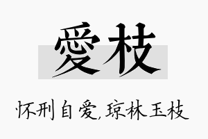 爱枝名字的寓意及含义