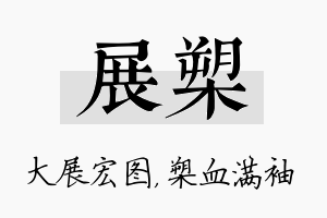 展槊名字的寓意及含义