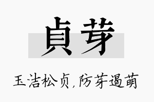 贞芽名字的寓意及含义