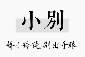 小别名字的寓意及含义