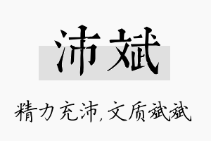 沛斌名字的寓意及含义