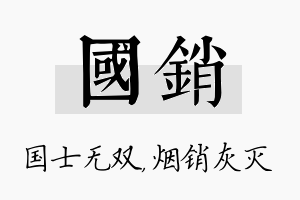 国销名字的寓意及含义