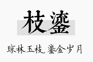 枝鎏名字的寓意及含义