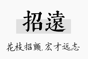 招远名字的寓意及含义