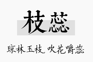 枝蕊名字的寓意及含义