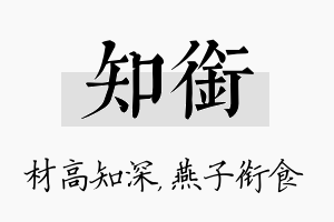 知衔名字的寓意及含义