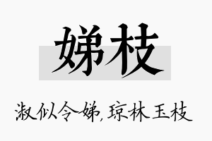 娣枝名字的寓意及含义