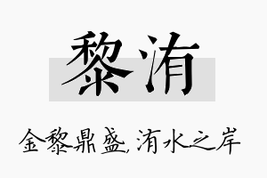 黎洧名字的寓意及含义