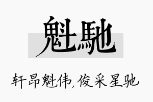 魁驰名字的寓意及含义