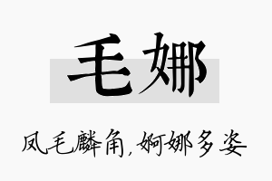 毛娜名字的寓意及含义