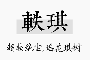 轶琪名字的寓意及含义