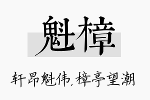 魁樟名字的寓意及含义