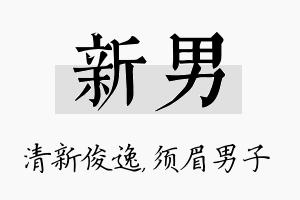 新男名字的寓意及含义