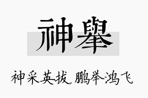 神举名字的寓意及含义