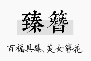 臻簪名字的寓意及含义