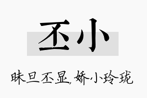 丕小名字的寓意及含义