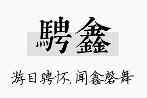 骋鑫名字的寓意及含义