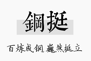 钢挺名字的寓意及含义