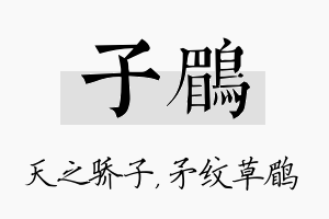 子鹛名字的寓意及含义