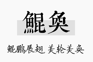 鲲奂名字的寓意及含义