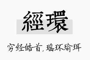 经环名字的寓意及含义