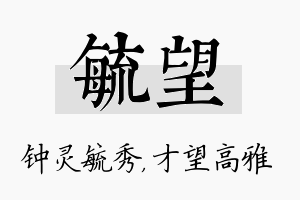 毓望名字的寓意及含义