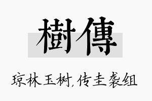 树传名字的寓意及含义