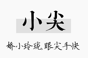 小尖名字的寓意及含义