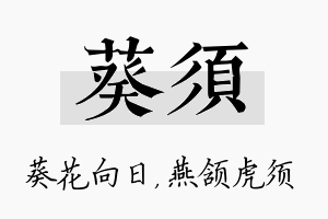 葵须名字的寓意及含义