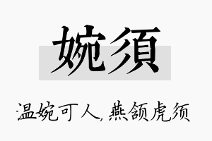 婉须名字的寓意及含义