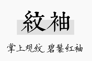 纹袖名字的寓意及含义