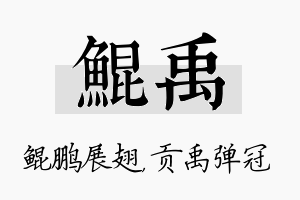 鲲禹名字的寓意及含义