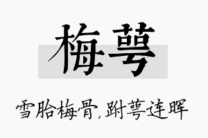 梅萼名字的寓意及含义