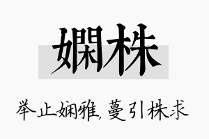 娴株名字的寓意及含义