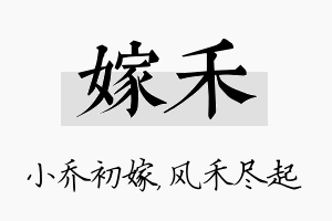 嫁禾名字的寓意及含义