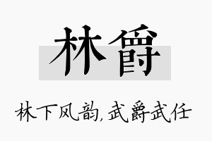 林爵名字的寓意及含义