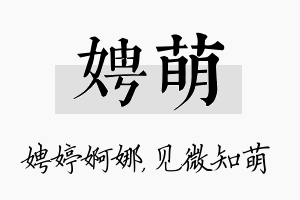 娉萌名字的寓意及含义