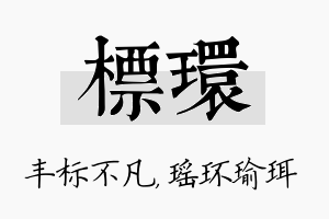 标环名字的寓意及含义