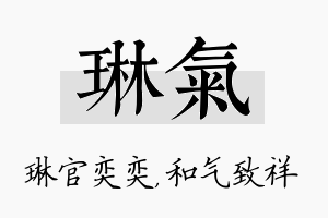 琳气名字的寓意及含义