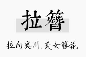 拉簪名字的寓意及含义