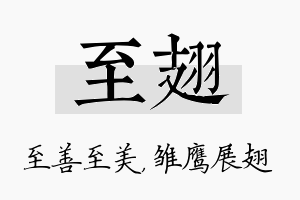 至翅名字的寓意及含义