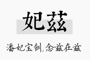 妃兹名字的寓意及含义