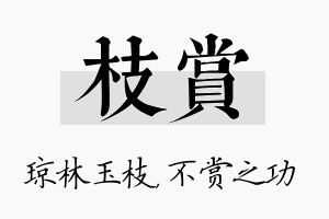 枝赏名字的寓意及含义