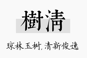 树清名字的寓意及含义